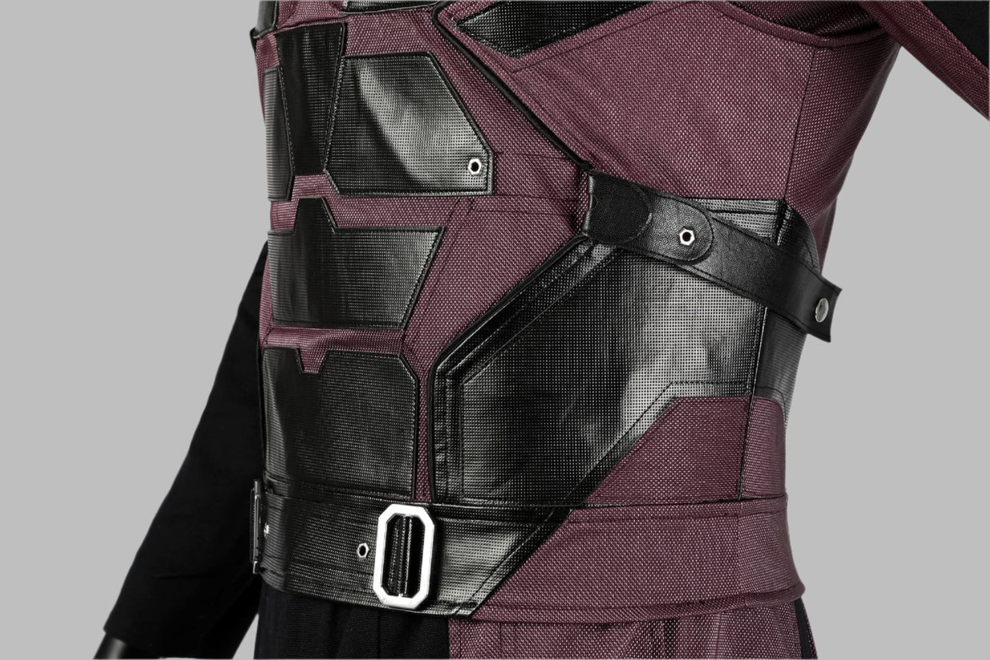 Daredevil Matt Murdock Cosplay Costume Halloween Leather Jumpsuit with Mask