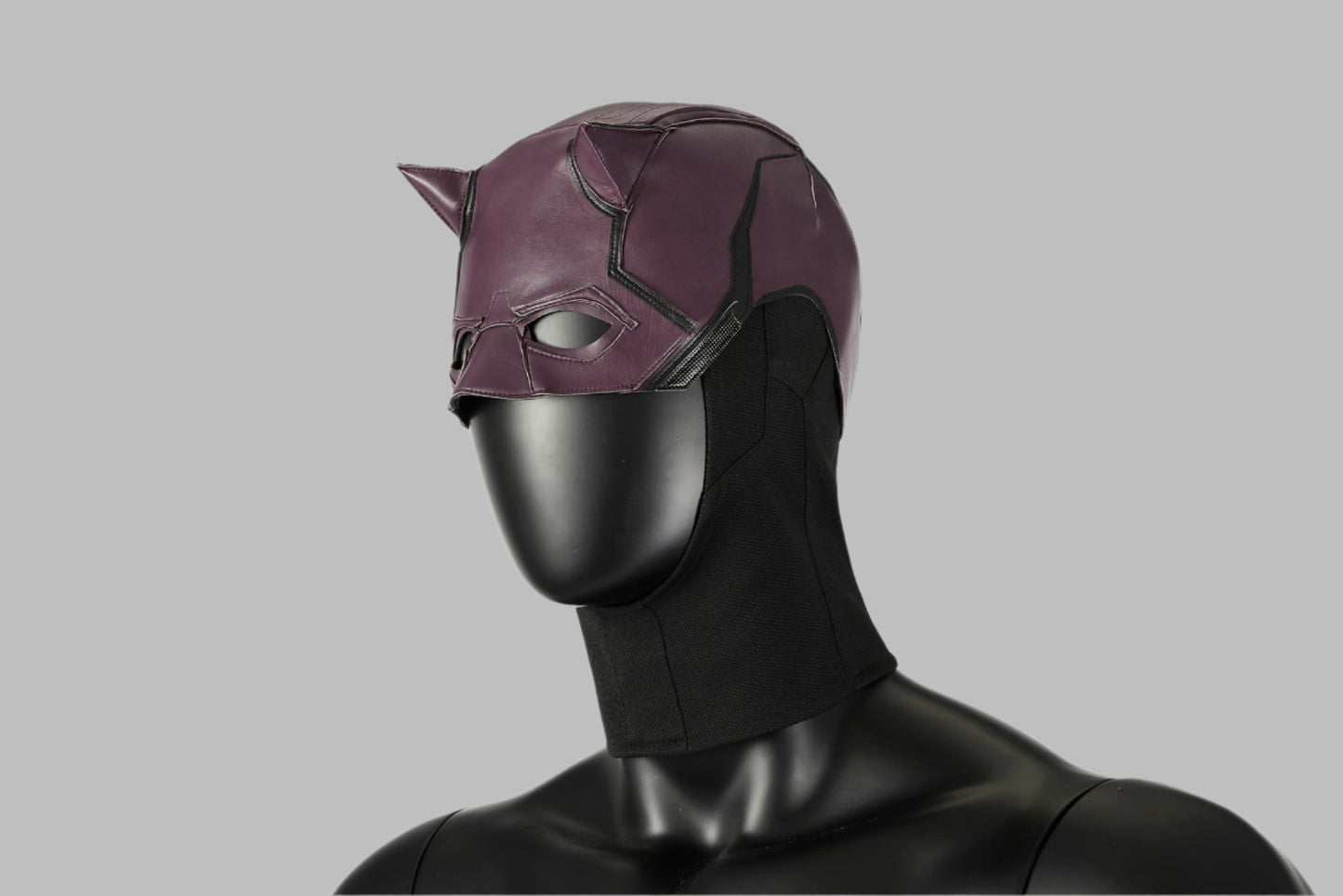 Daredevil Matt Murdock Cosplay Costume Halloween Leather Jumpsuit with Mask