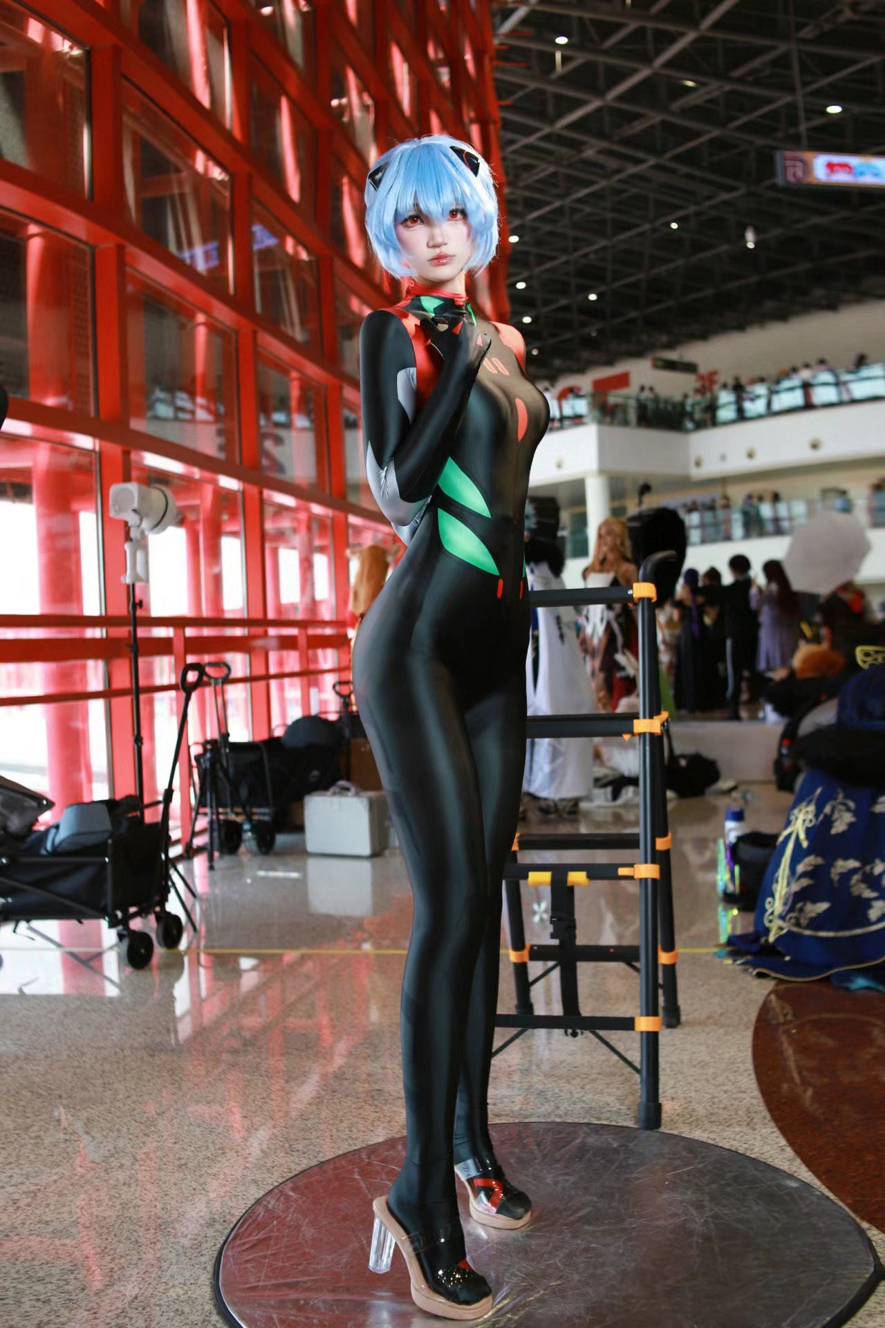 Evangelion EVA Spandex Cosplay Plug Suit Halloween Costume Zentai