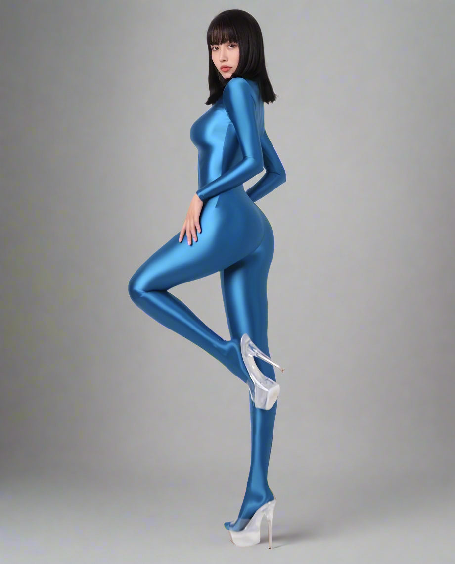 Spandex Nylon Full Bodysuit Zentai Shinny Cosplay Jumpsuit
