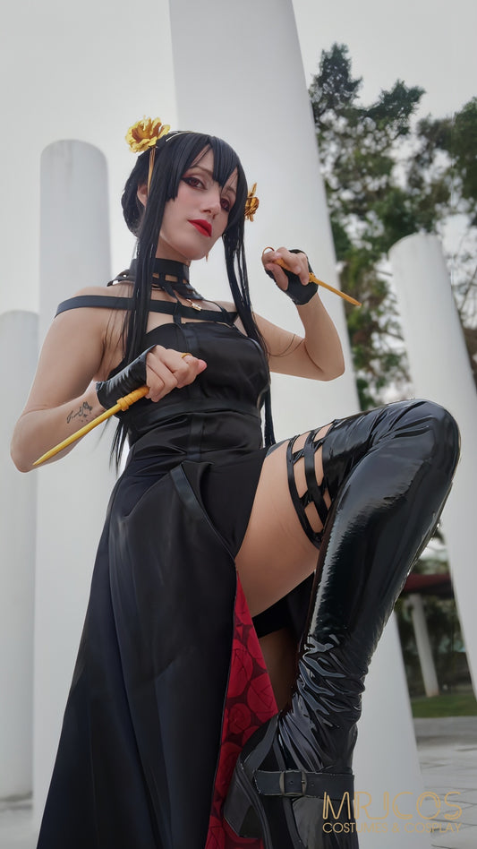 Thorn Princess Assassin Cosplay Costume - Dress Set with Wig & Accessories