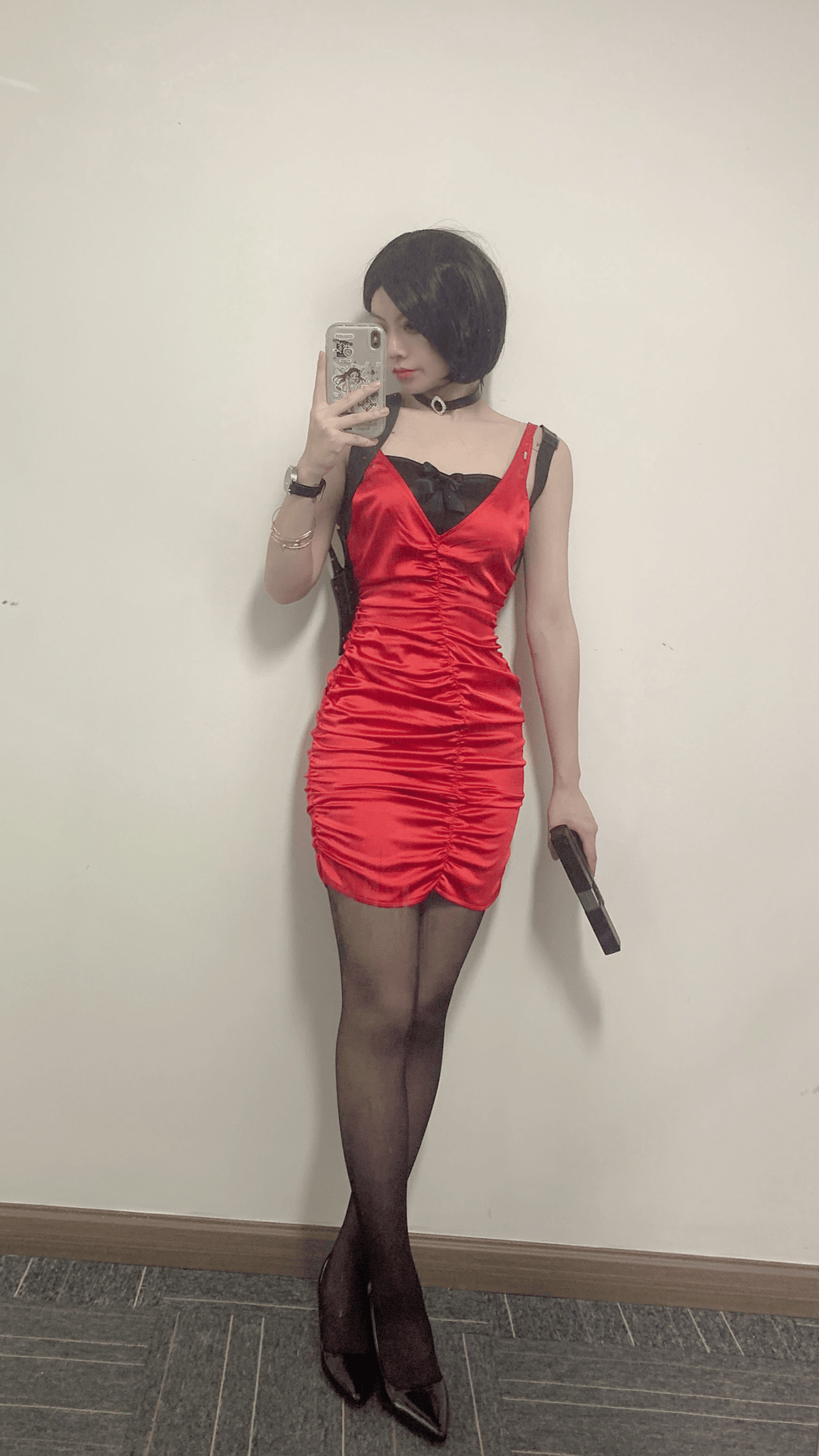 resident evil ada wong Mini Dress cosplay costume