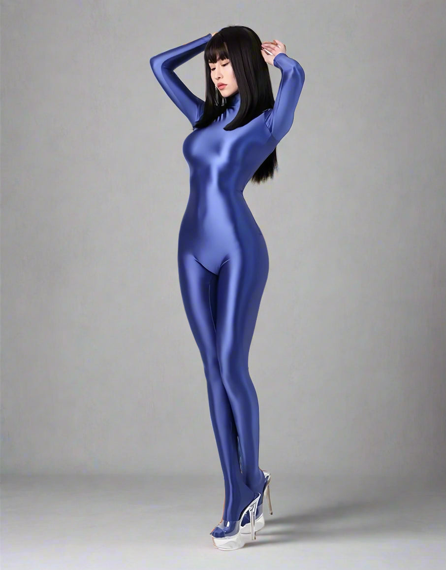 Spandex Nylon Full Bodysuit Zentai Shinny Cosplay Jumpsuit