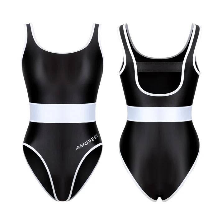 AMORESY Xena High-Leg Swimsuit Leotard