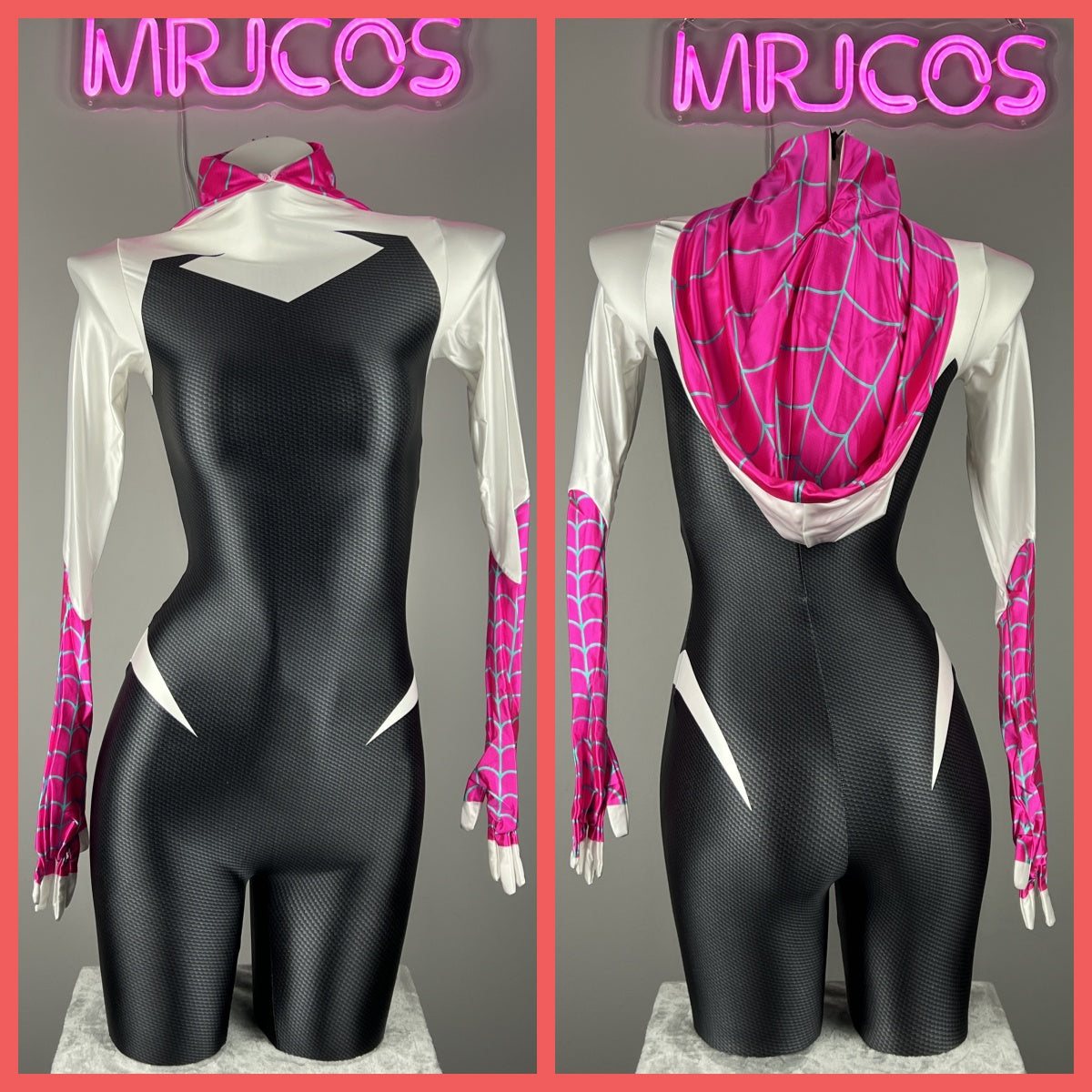 Woman Spandex Cosplay Full Bodysuit Halloween Costume Zentai