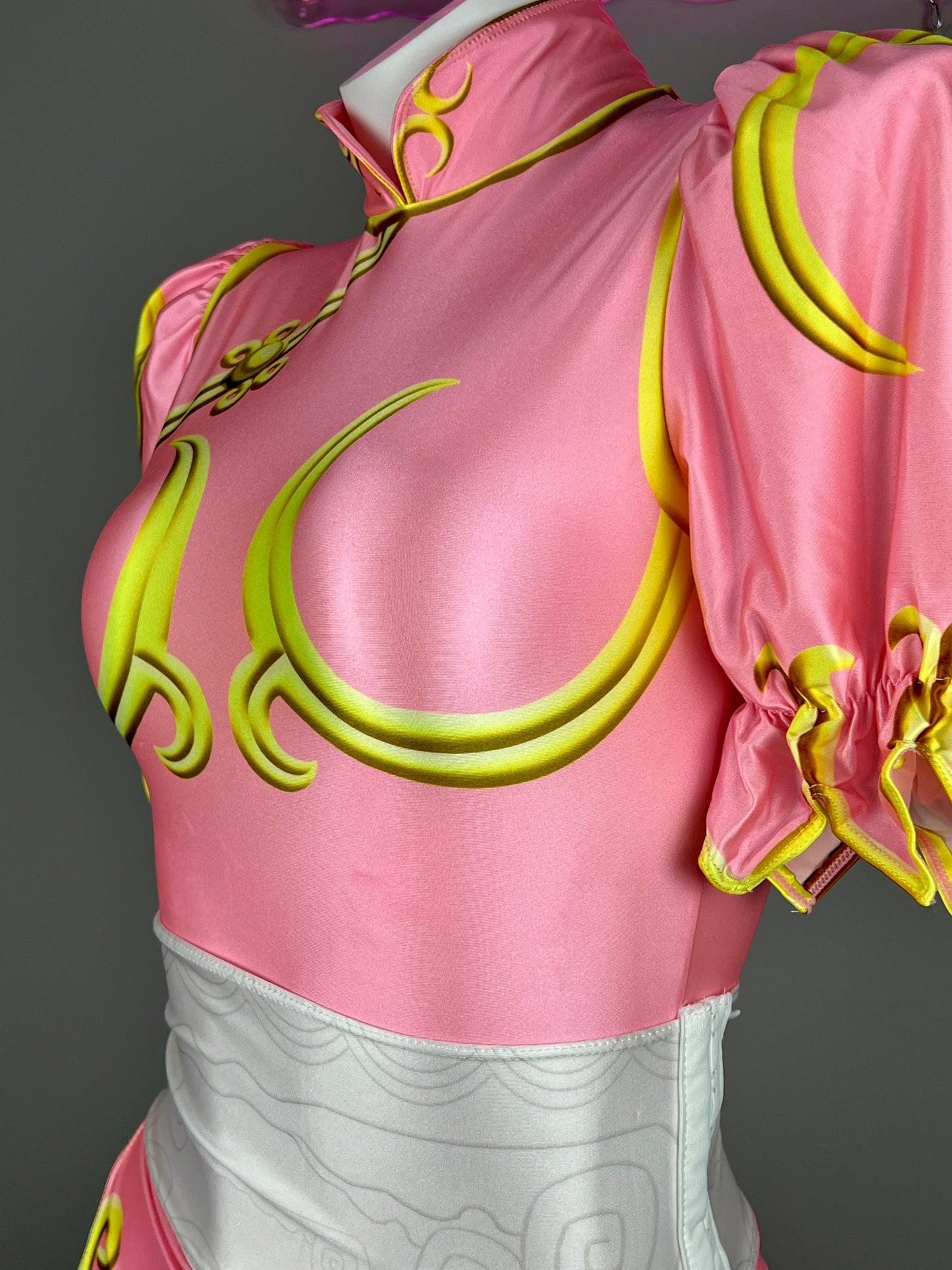 Super Hero Spandex Cosplay Open Crotch Halloween Costume Bodysuit Sexy Lingerie