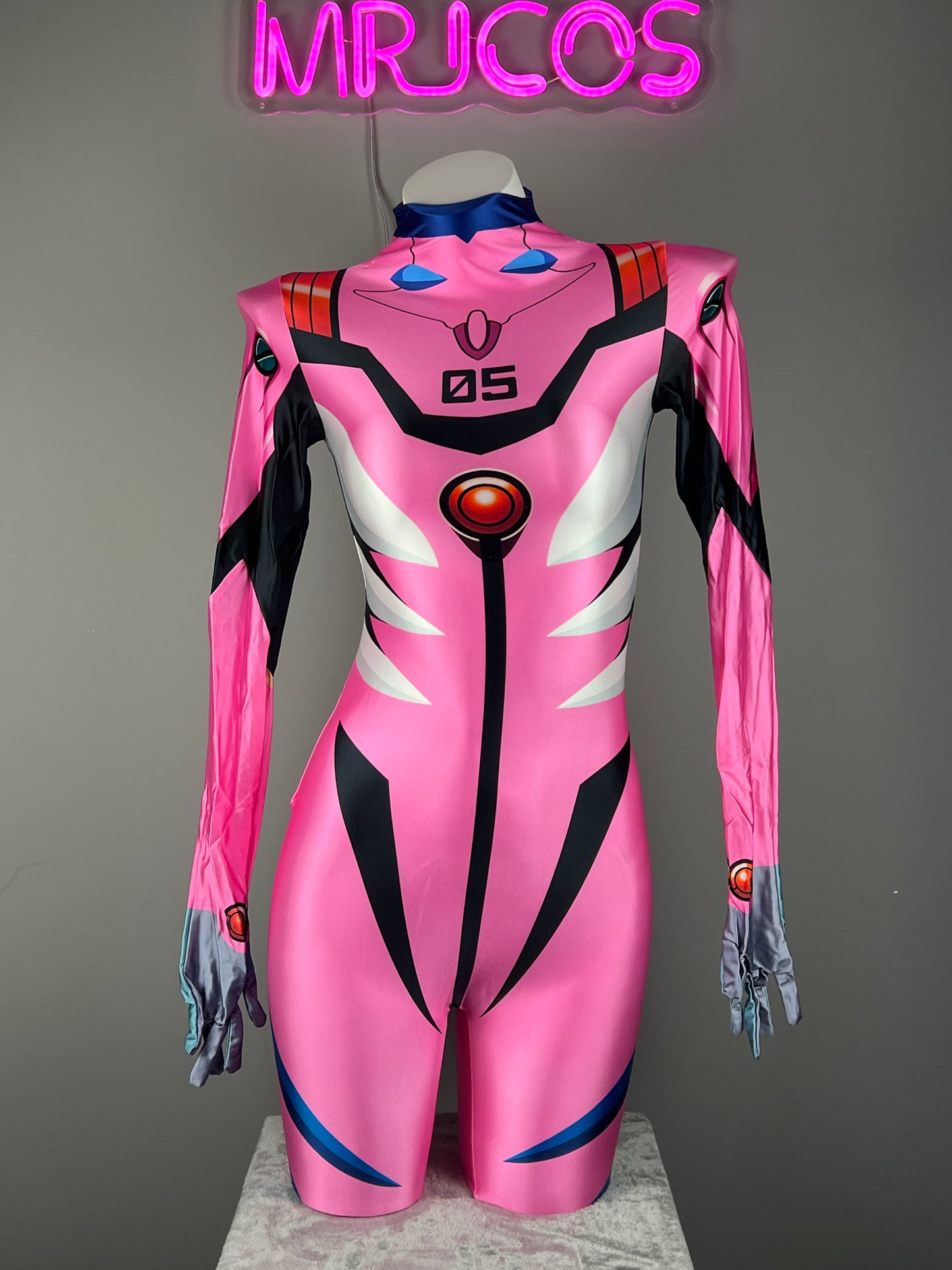 Evangelion EVA Spandex Cosplay Plug Suit Halloween Costume Zentai