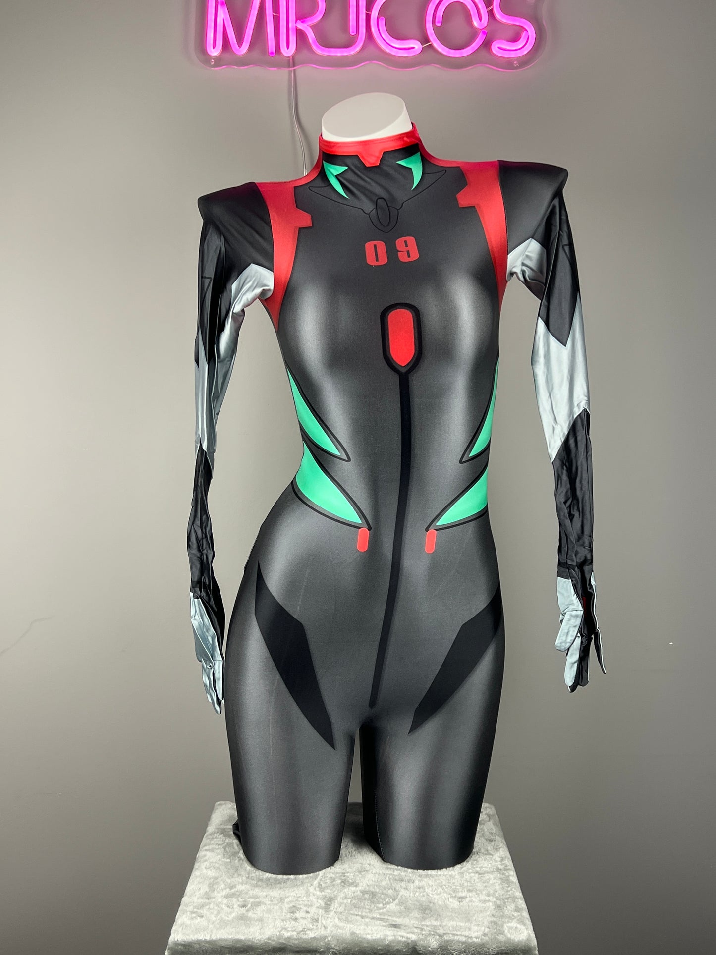 Evangelion EVA Spandex Cosplay Plug Suit Halloween Costume Zentai