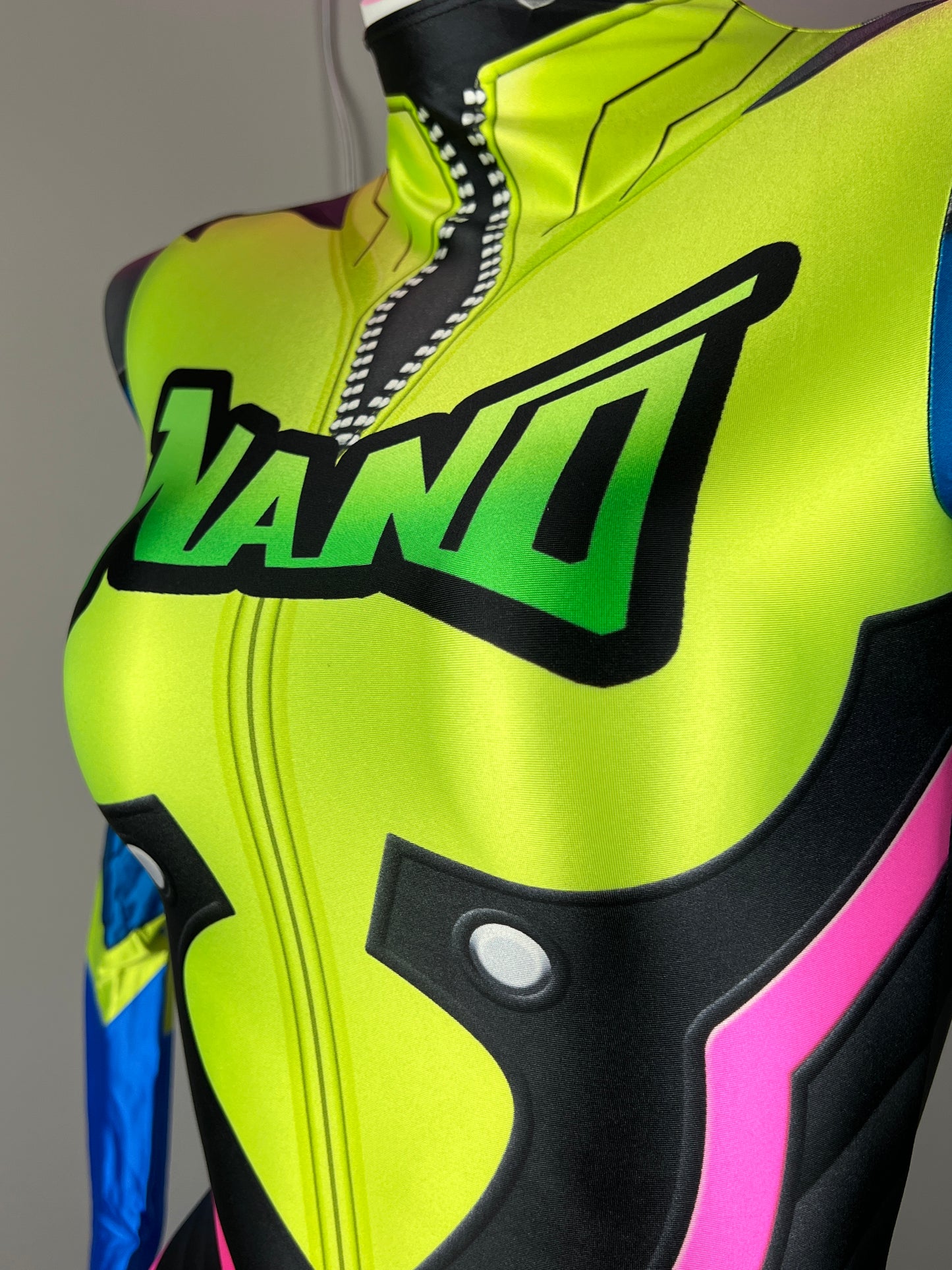 Overwatch D.VA Spandex Cosplay Full BodySuit Halloween Costume