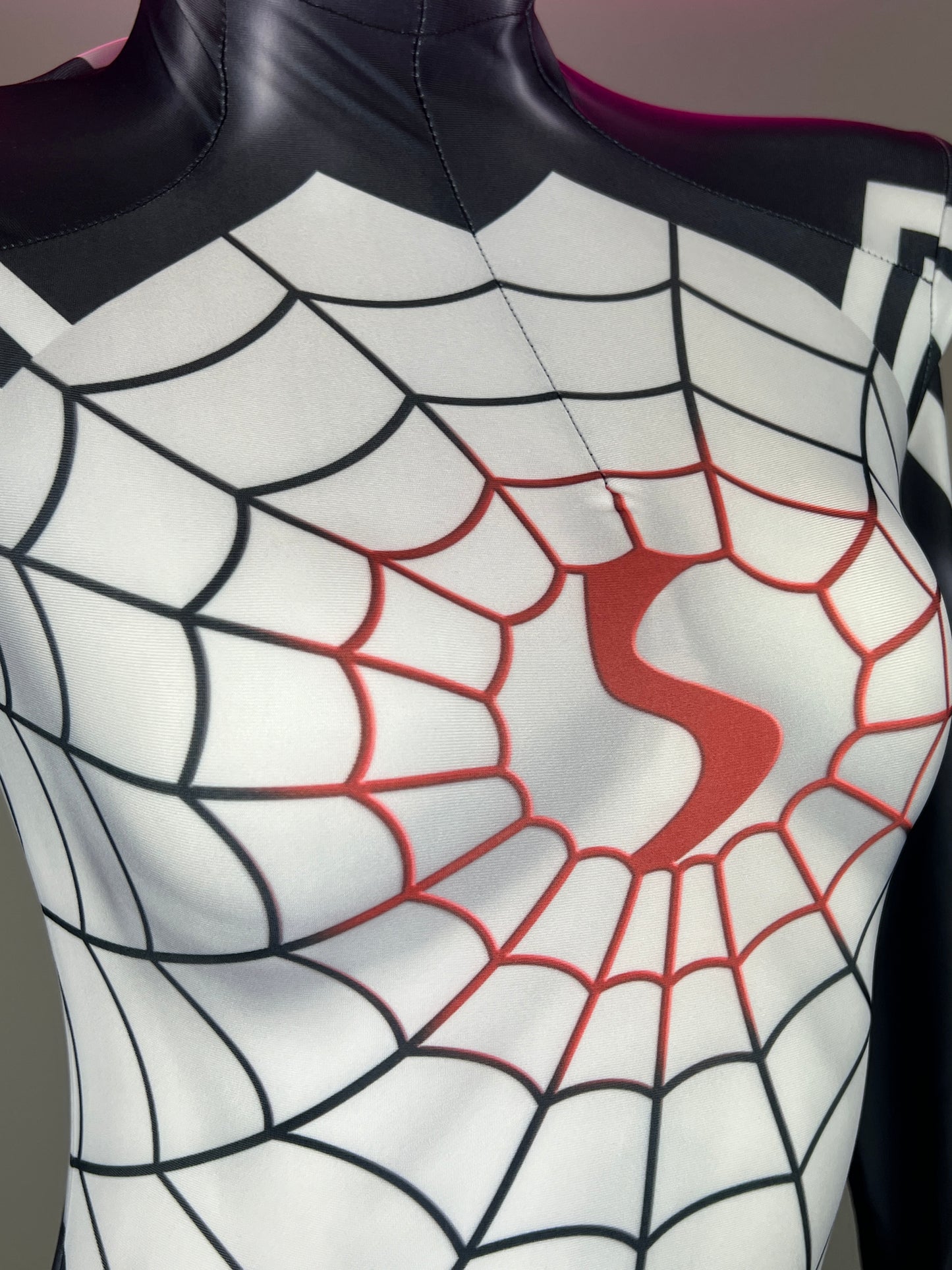 Super Hero Spider Cindy Cosplay Full Bodysuit Halloween Costume Zentai