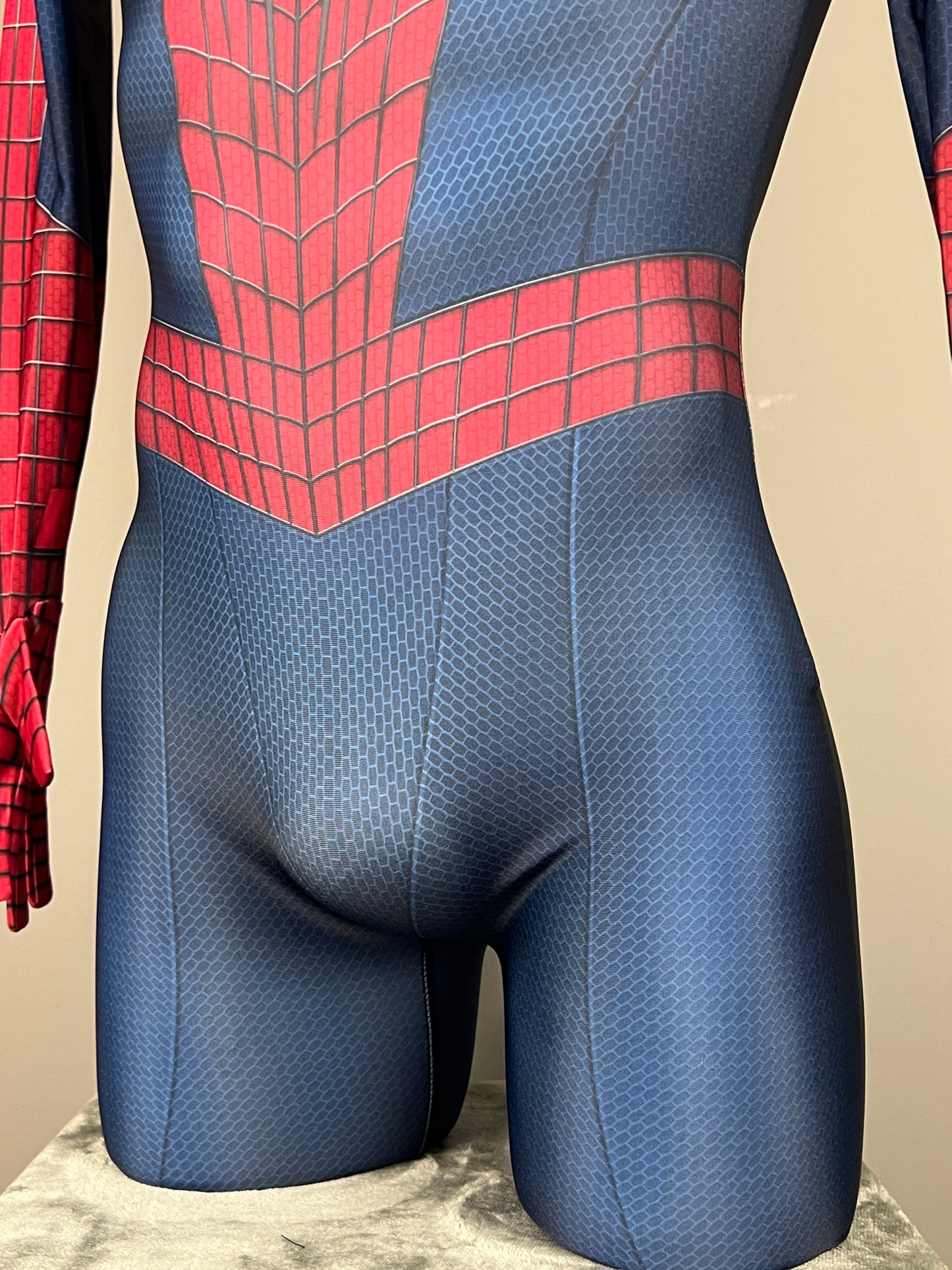 Super Hero Amzing Spider Cosplay Full Bodysuit Halloween Costume Zentai