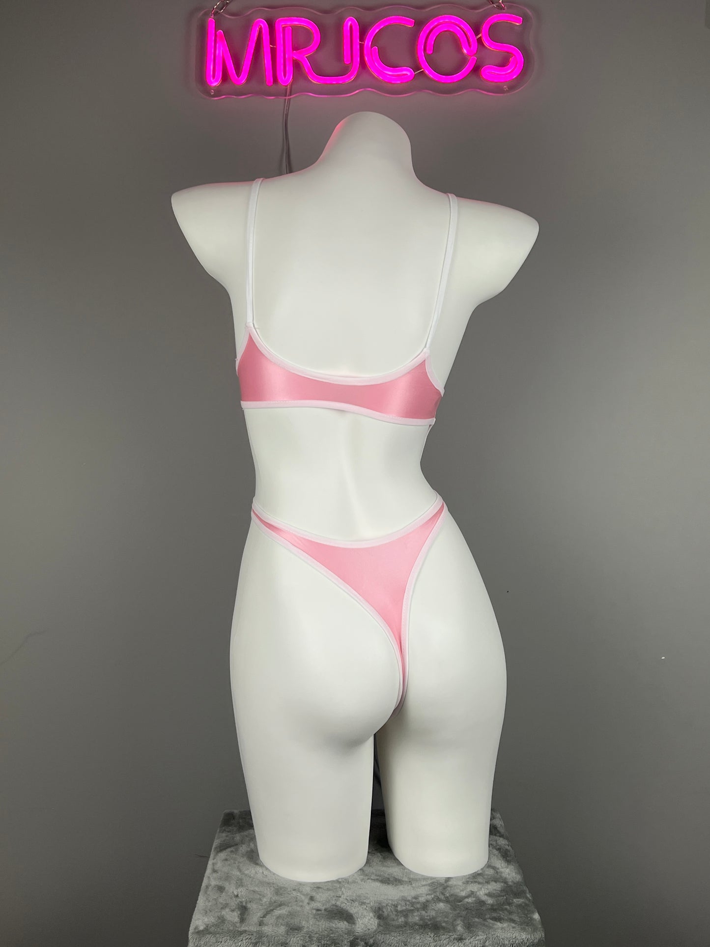 Satin Spandex BodySuit Swimming Suit Lingerie
