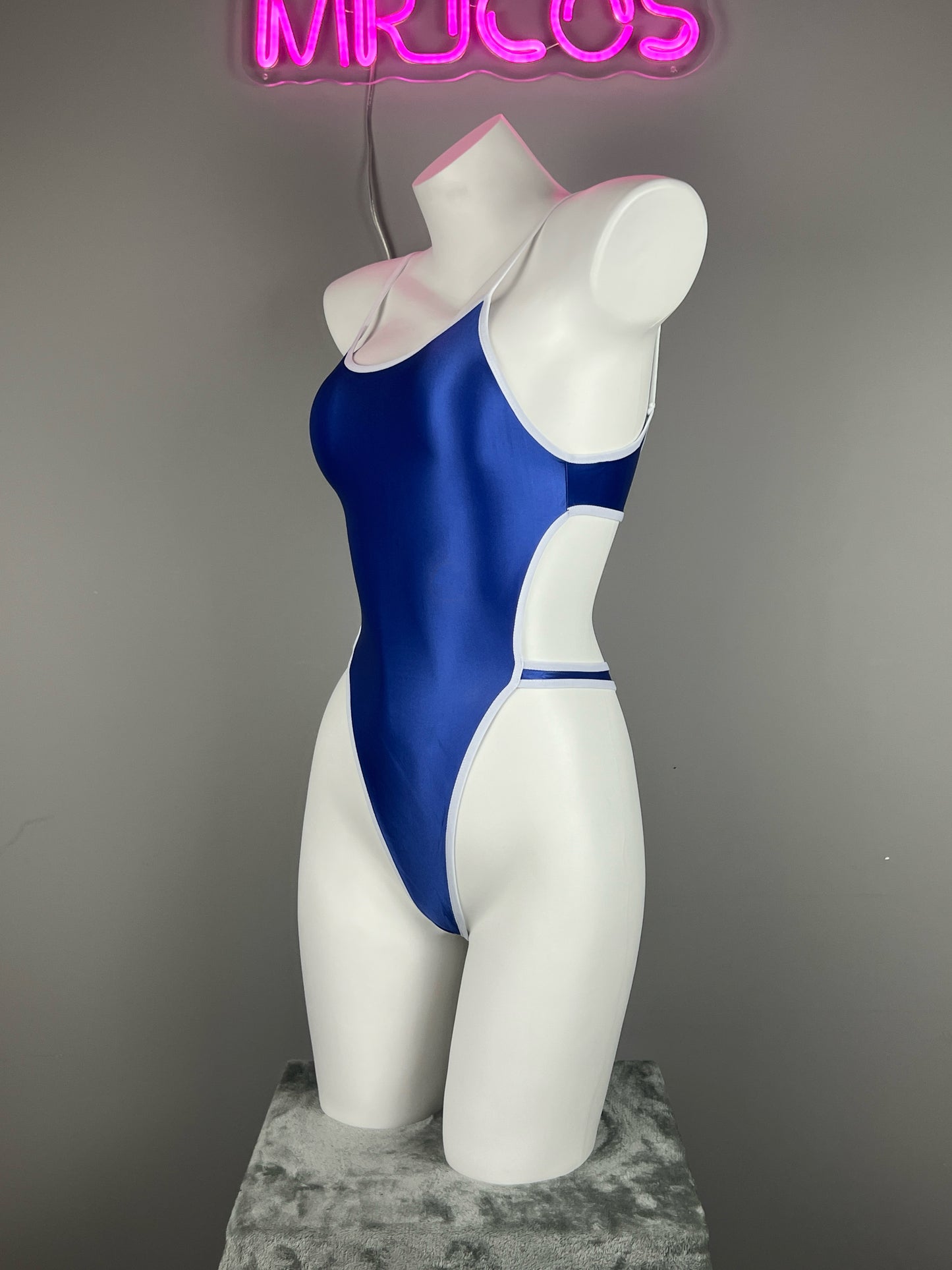 Satin Spandex BodySuit Swimming Suit Lingerie