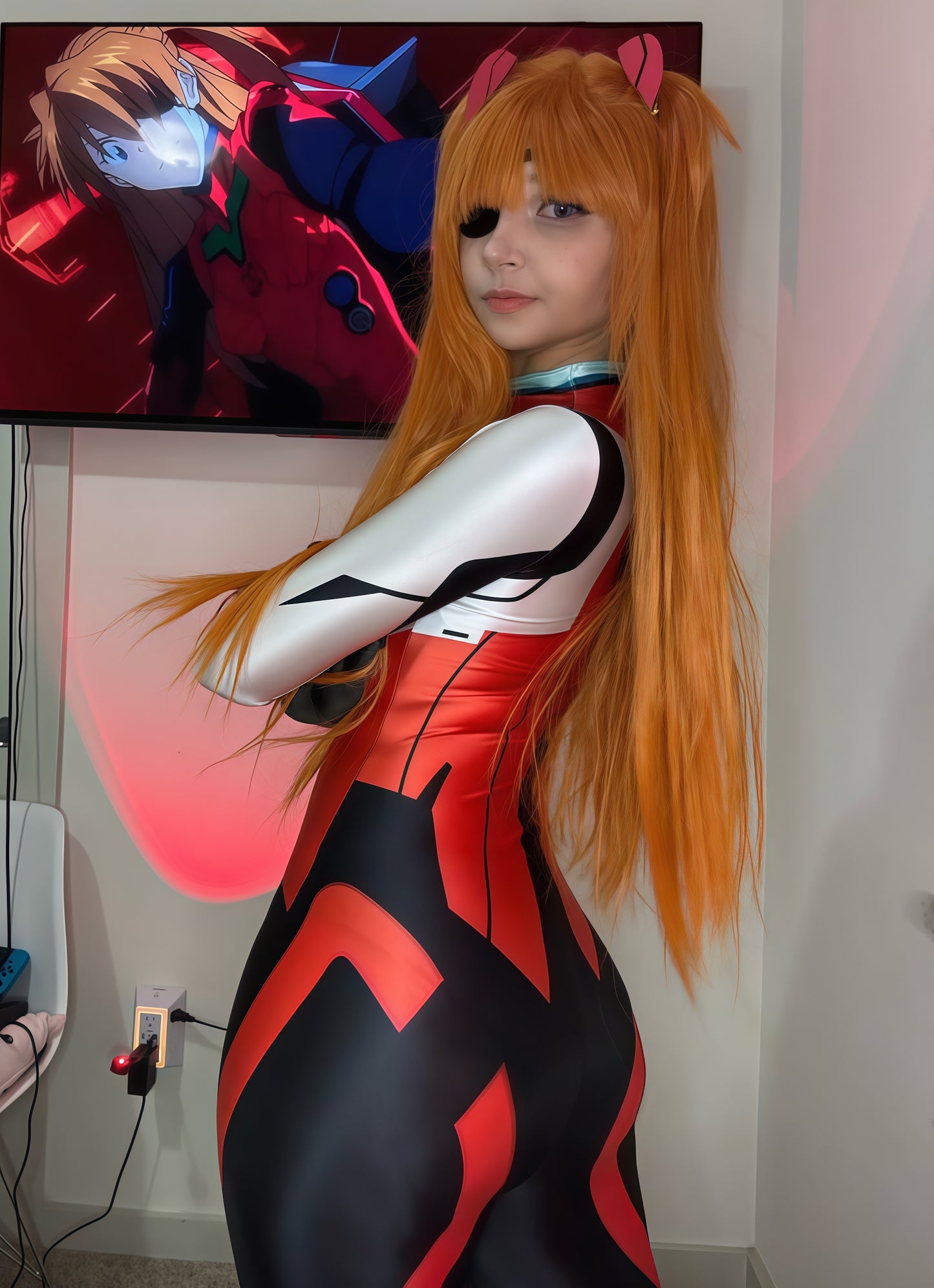 Evangelion EVA Spandex Cosplay Plug Suit Halloween Costume Zentai