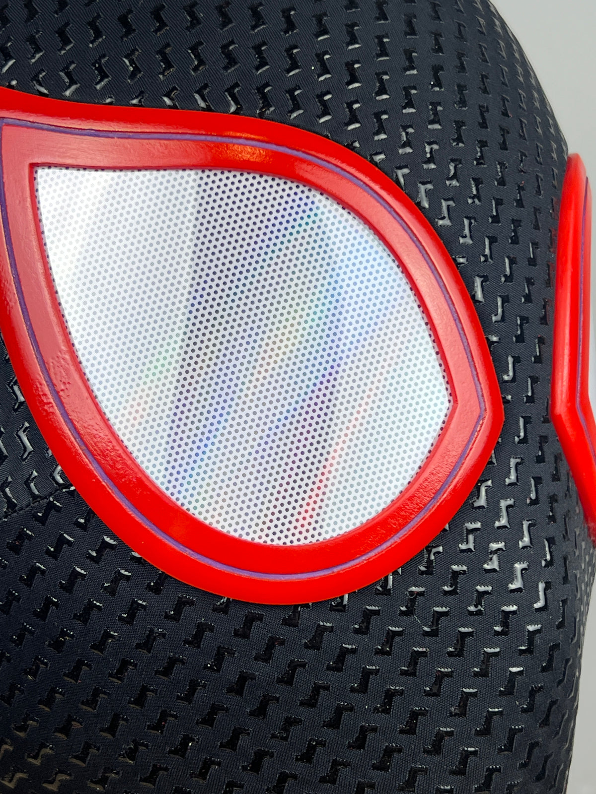 Spiderman Miles Cosplay Mask with Built-in Faceshell