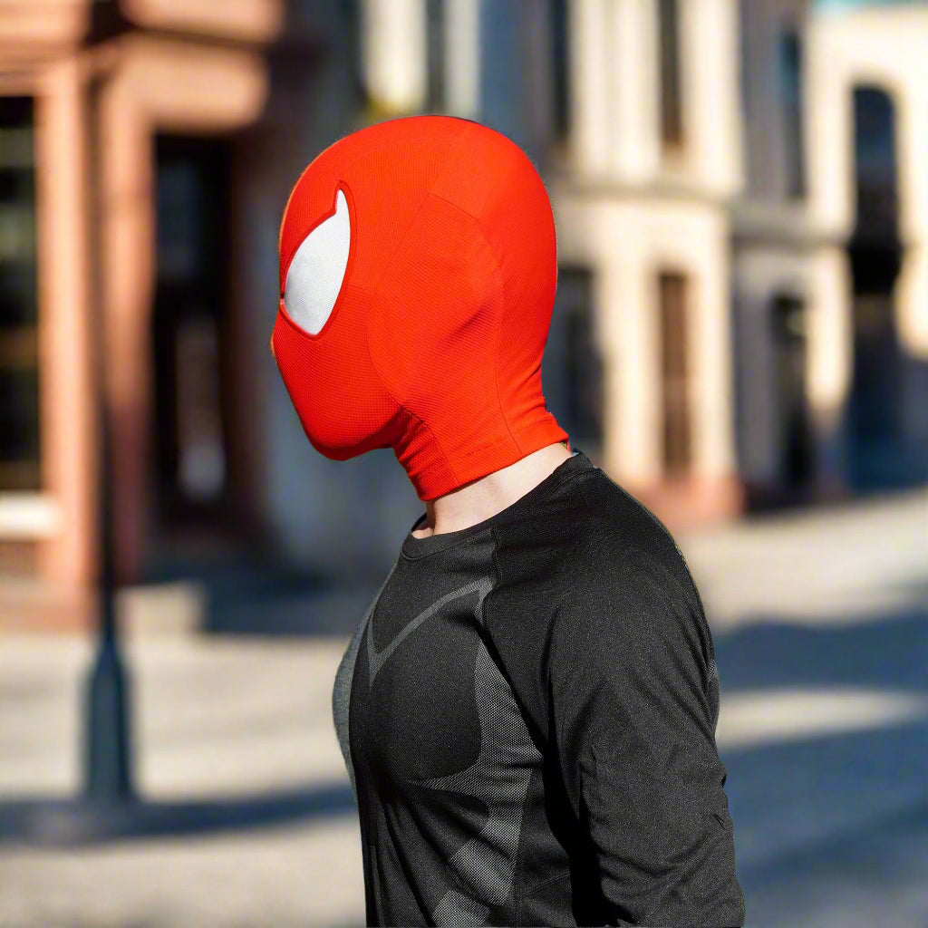 Hand-made Scarlet Spiderman Cosplay Halloween Mask with Faceshell