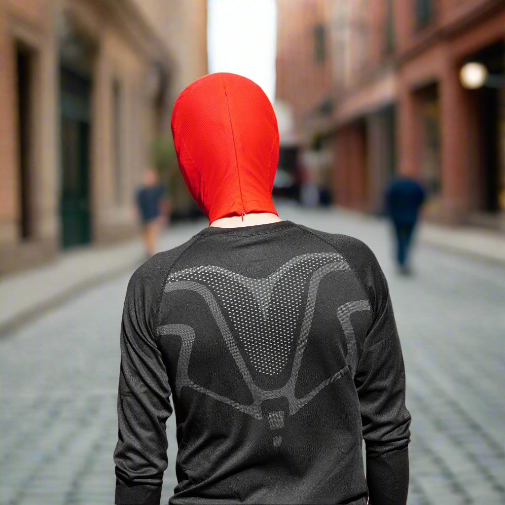 Hand-made Scarlet Spiderman Cosplay Halloween Mask with Faceshell