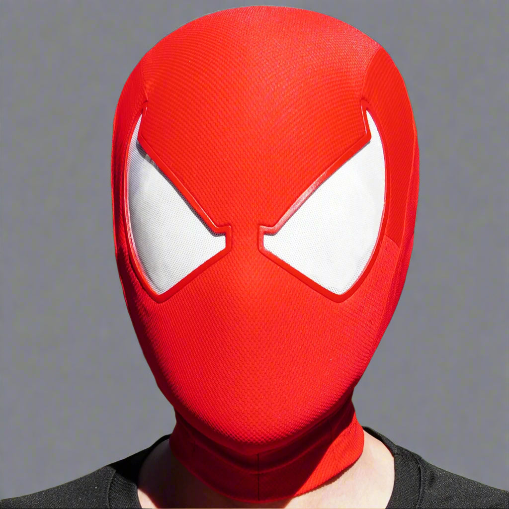 Hand-made Scarlet Spiderman Cosplay Halloween Mask with Faceshell