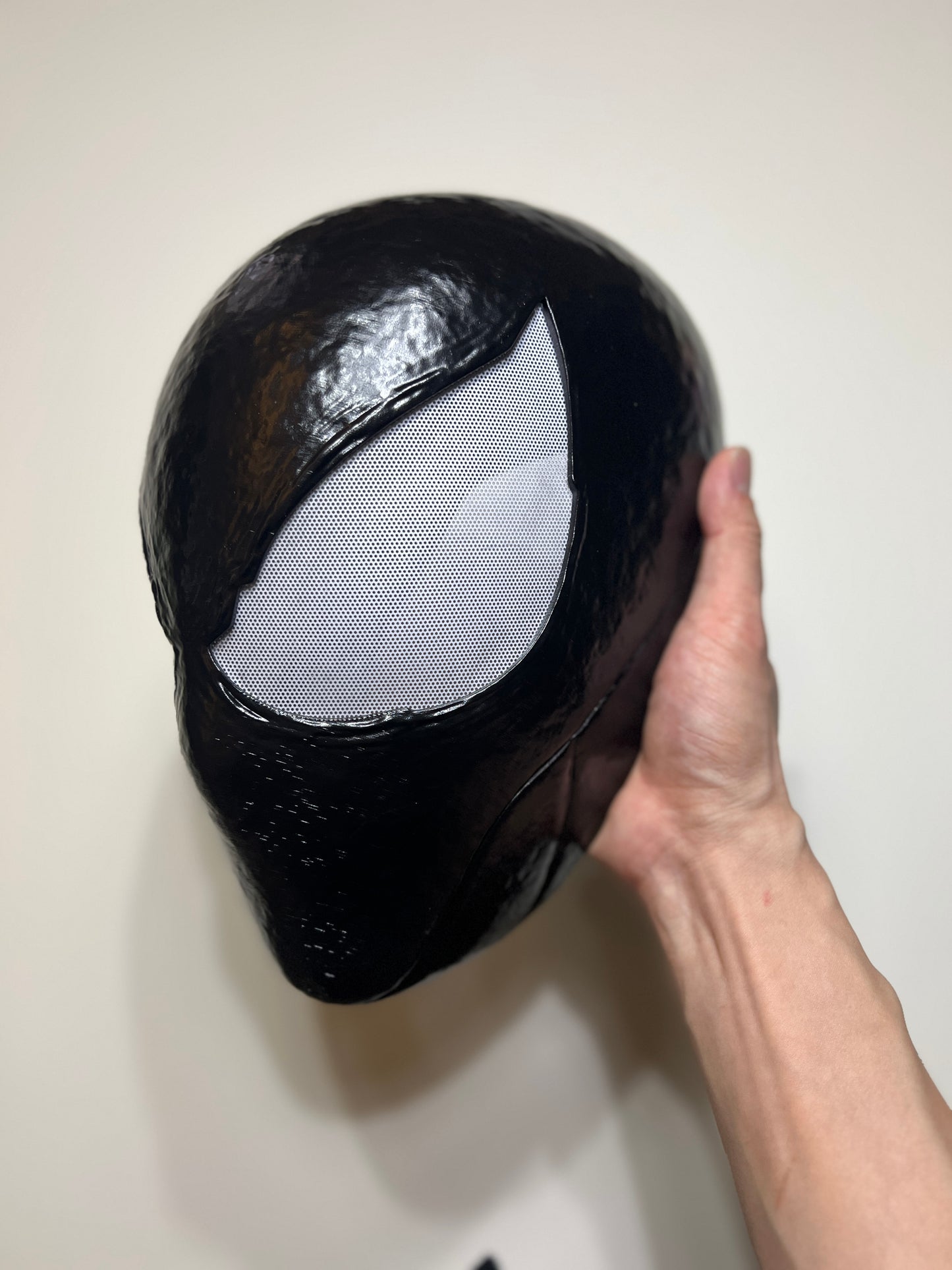 Hand-made 3D Printed Venom Spiderman Cosplay Mask Faceshell