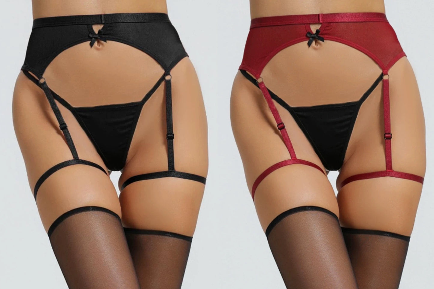 Vintage Adjustable Suspender Nylon Stockings Nylon Ultra Thin One Piece Stockings