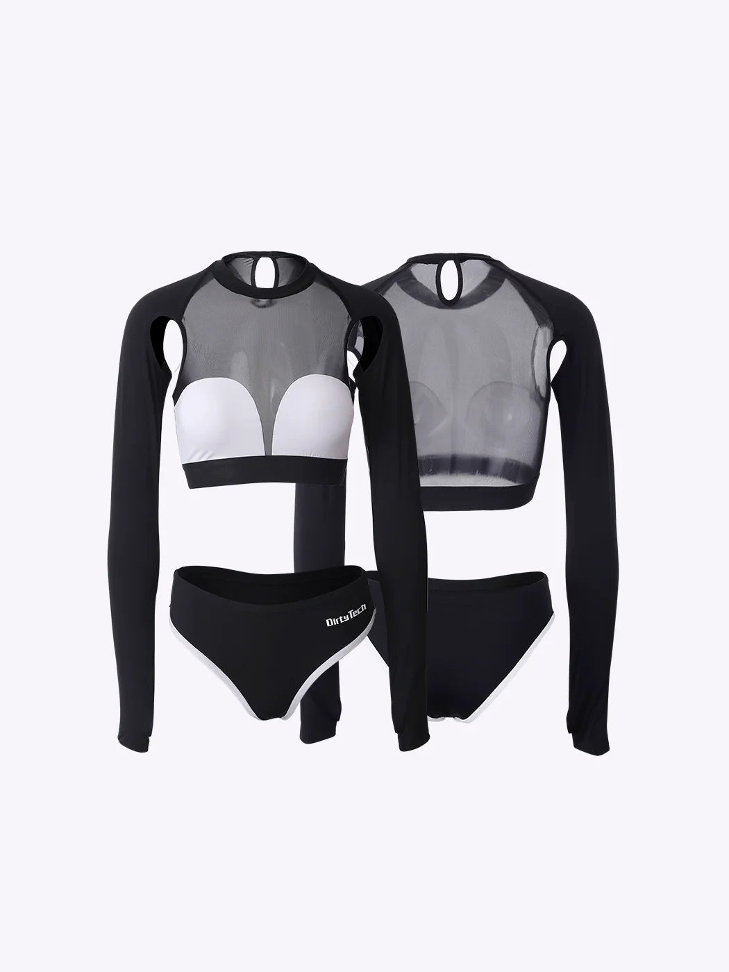 Anime Style The Beluga Whale Long-sleeved Sports Suit Gymnastics Suit Sexy Active Wear