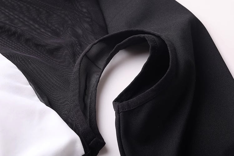 Anime Style The Beluga Whale Long-sleeved Sports Suit Gymnastics Suit Sexy Active Wear