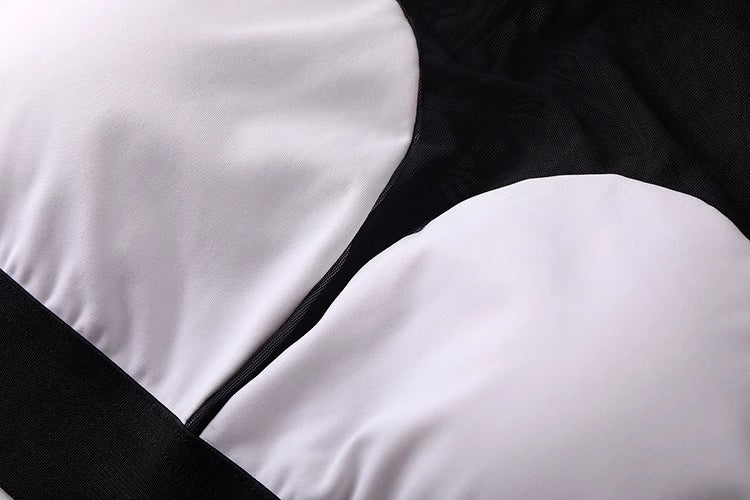 Anime Style The Beluga Whale Long-sleeved Sports Suit Gymnastics Suit Sexy Active Wear