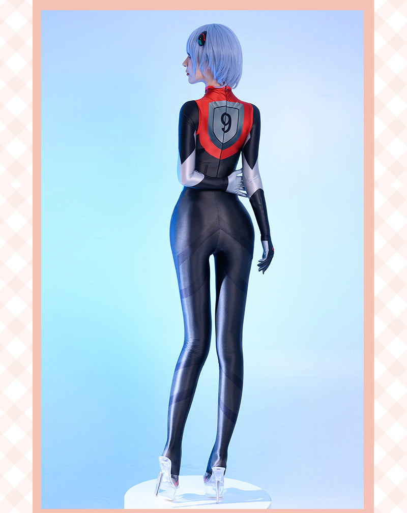Evangelion EVA Spandex Cosplay Plug Suit Halloween Costume Zentai