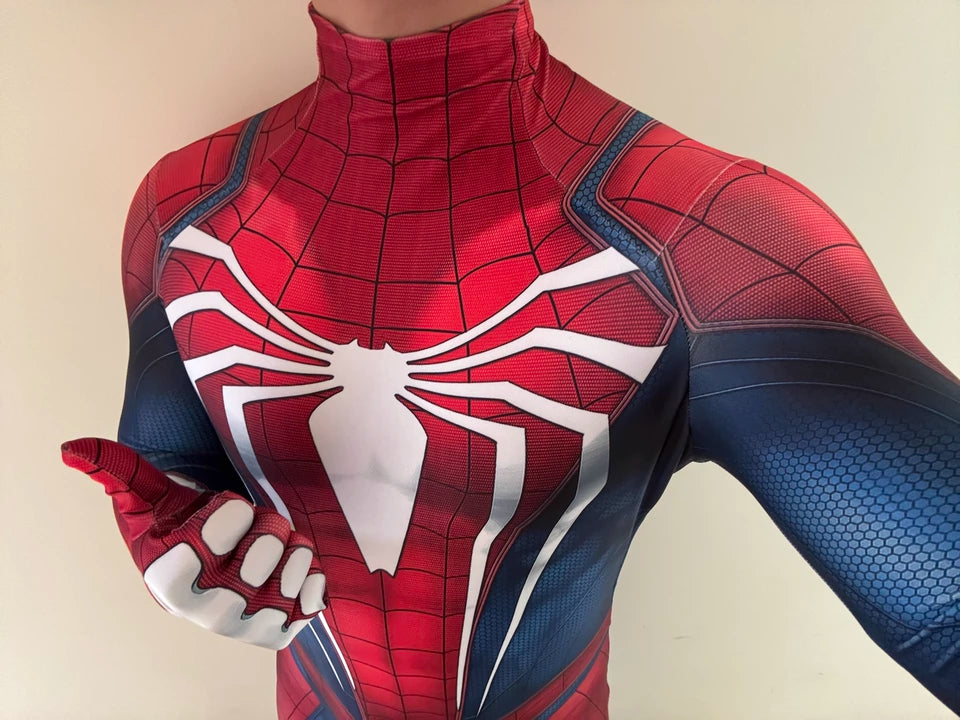 Spandex Spider man ps4 Suit Cosplay Halloween Costume Zentai