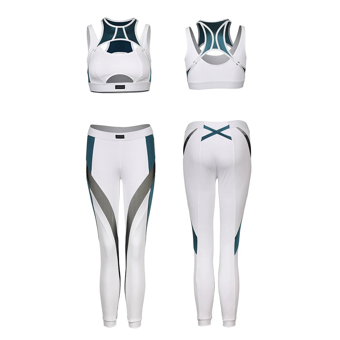 Anime Sci-fi Style Yoga Suit Sexy Sportswear Activewear Cosplay Set