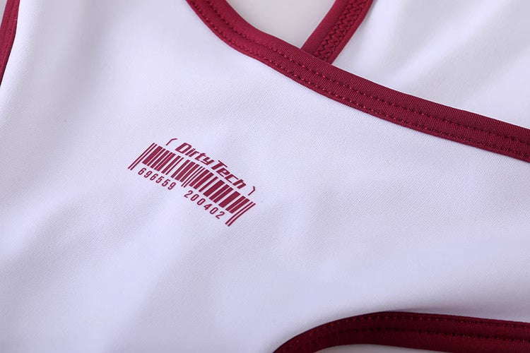 Anime Style 3-Piece Short Gymnastics Uniform Sports Tank Top with Sexy Cutout Shorts