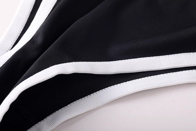 Anime Style The Beluga Whale Long-sleeved Sports Suit Gymnastics Suit Sexy Active Wear