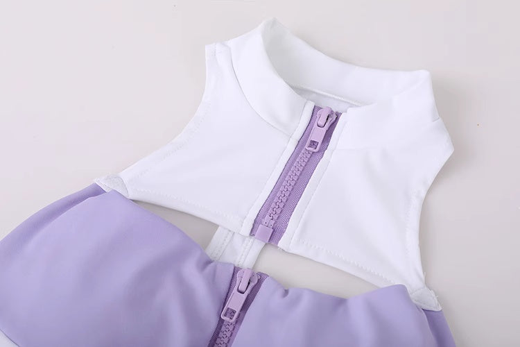 Anime Style The Purple Shark Jumpsuit Yoga Pants Full Body Sexy Fitness Active Wear