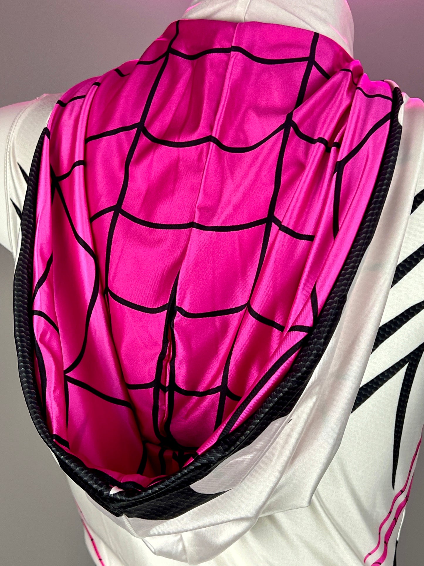 Woman Super Hero Spandex Open Crotch Cosplay Bodysuit Sexy Lingerie