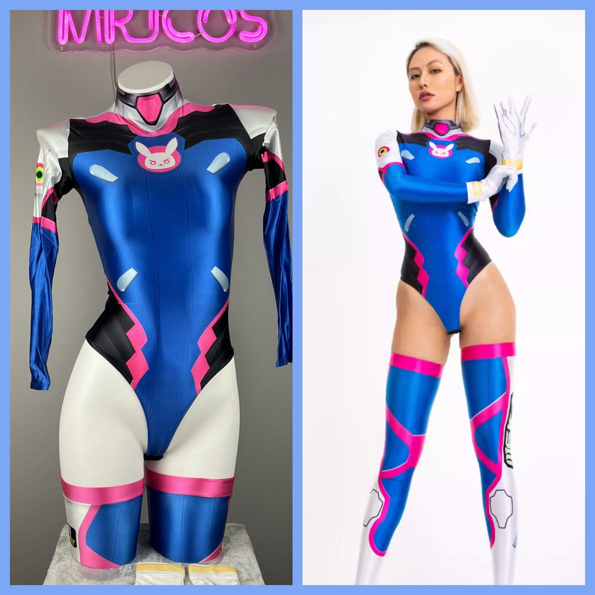 spandex overwatch dva cosplay costume