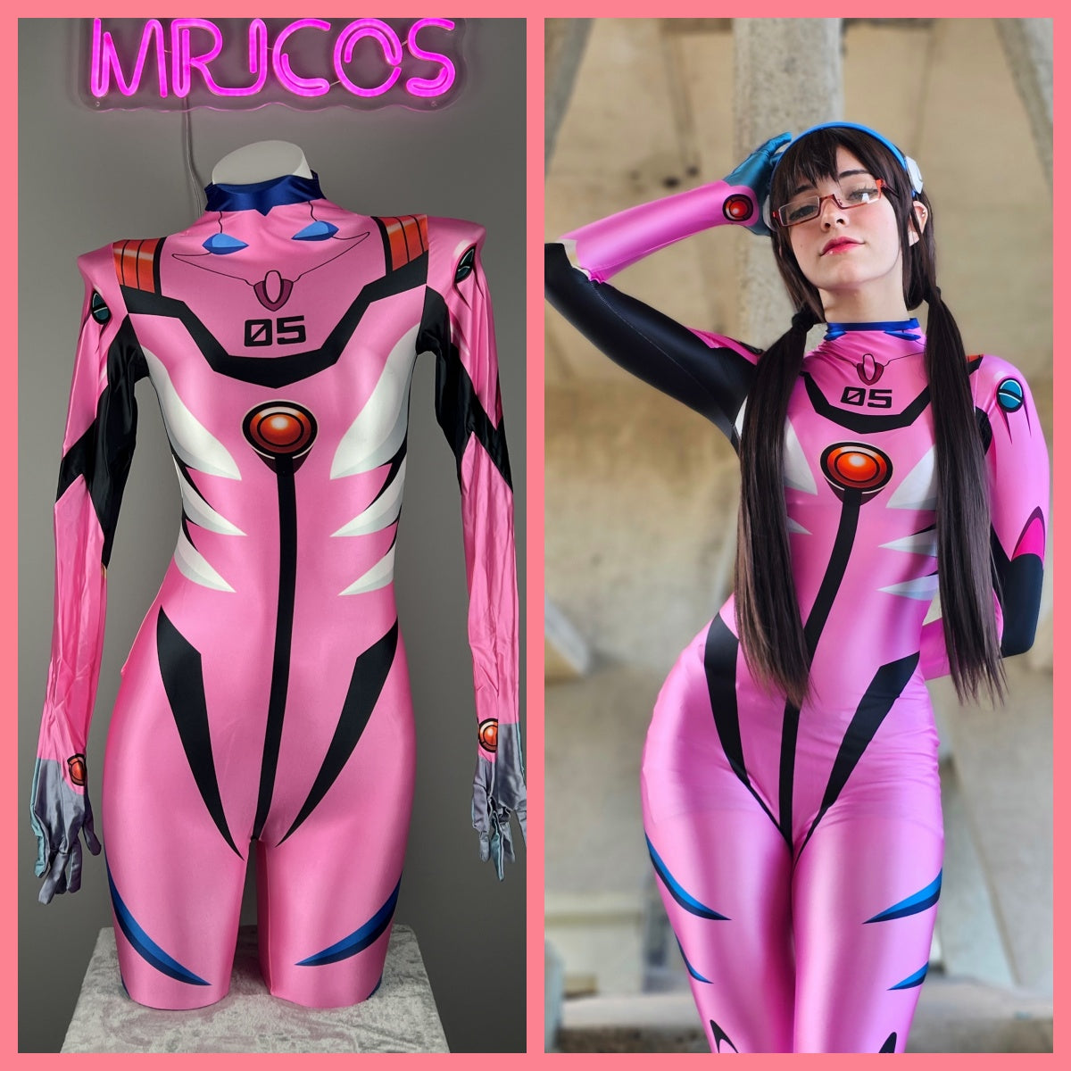 Evangelion EVA Spandex Cosplay Plug Suit Halloween Costume Zentai