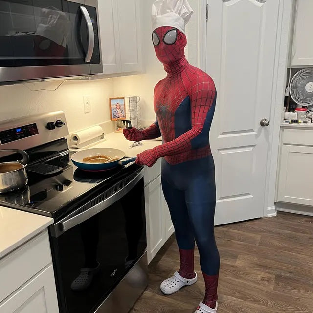 Super Hero Amzing Spider Cosplay Full Bodysuit Halloween Costume Zentai