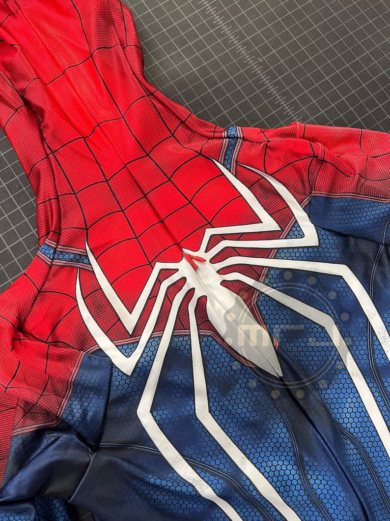 Spandex Spider man ps4 Suit Cosplay Halloween Costume Zentai