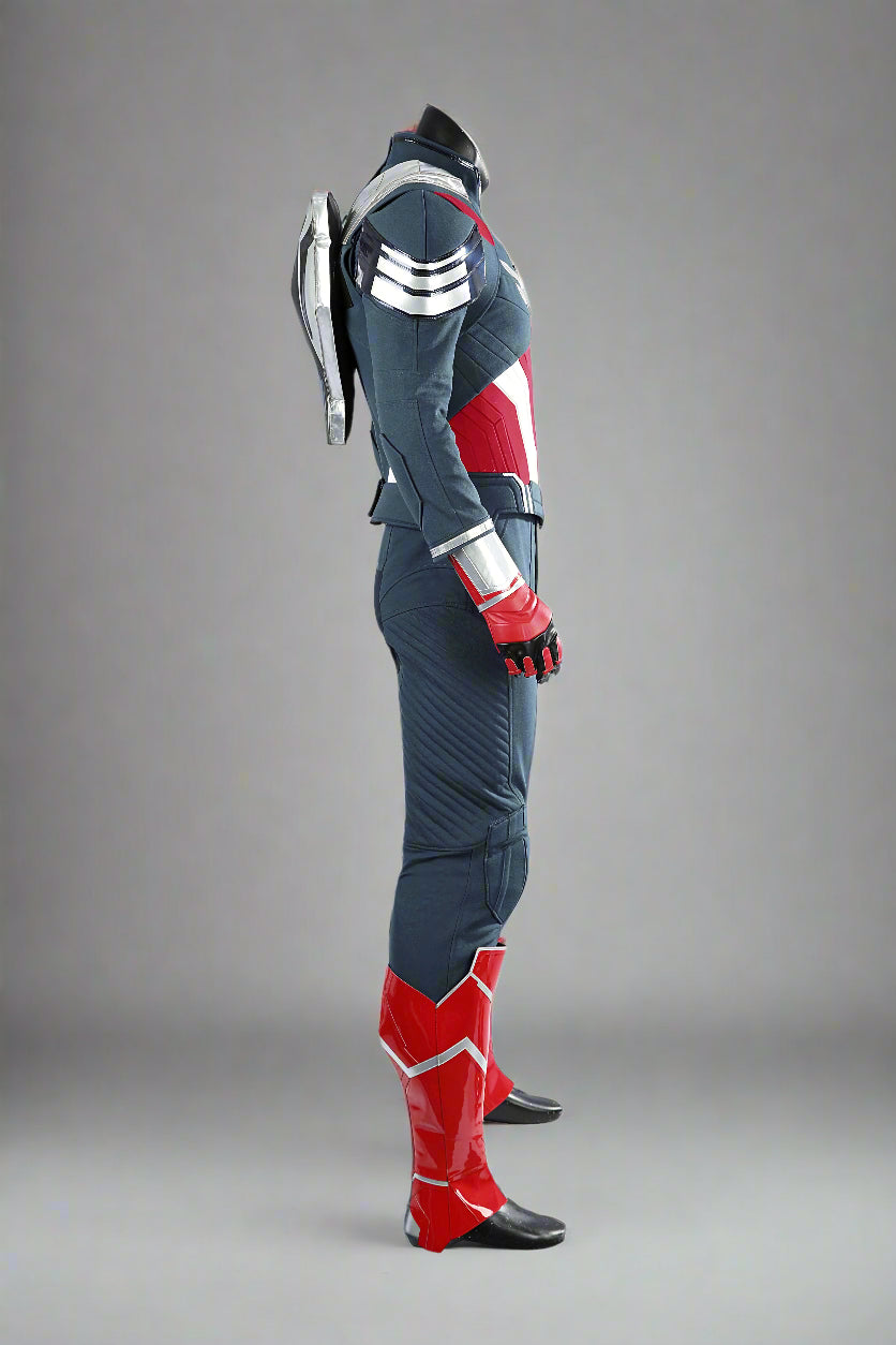 Brave New World Captain America Cosplay Suit Halloween Costume Set 