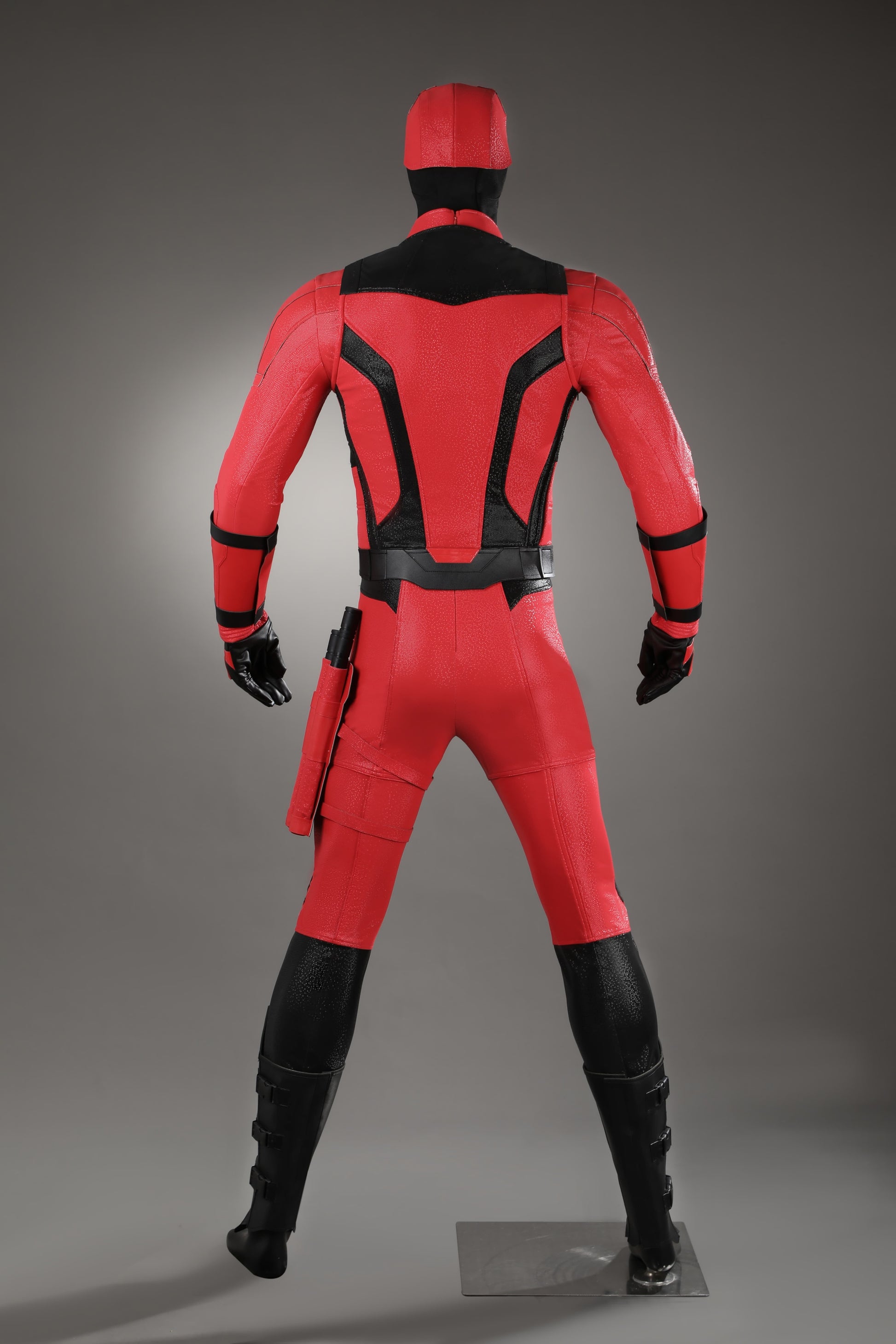 Daredevil Matt Murdock Cosplay Costume Halloween Leather Jumpsuit with Mask