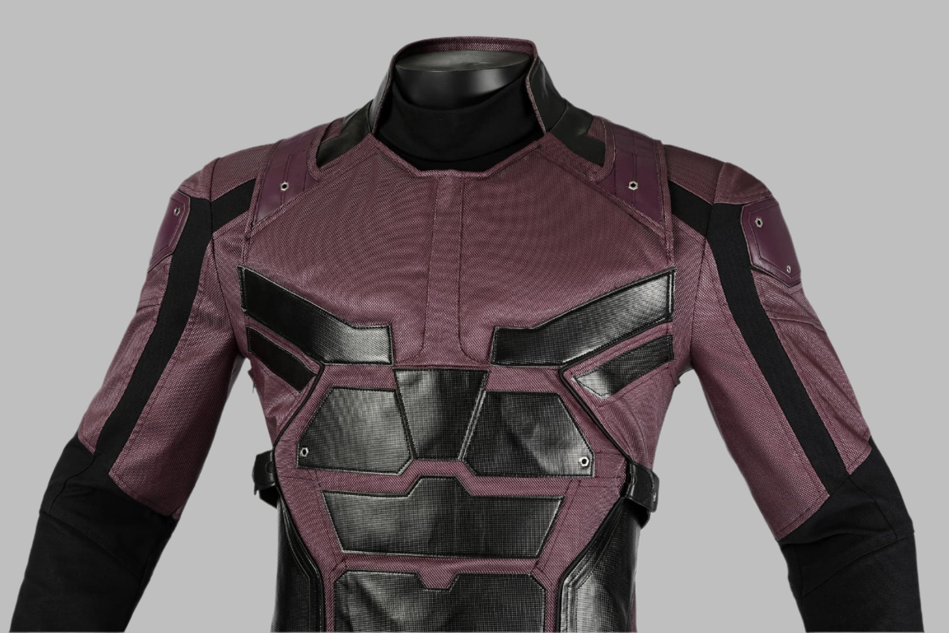 Daredevil Matt Murdock Cosplay Costume Halloween Leather Jumpsuit with Mask