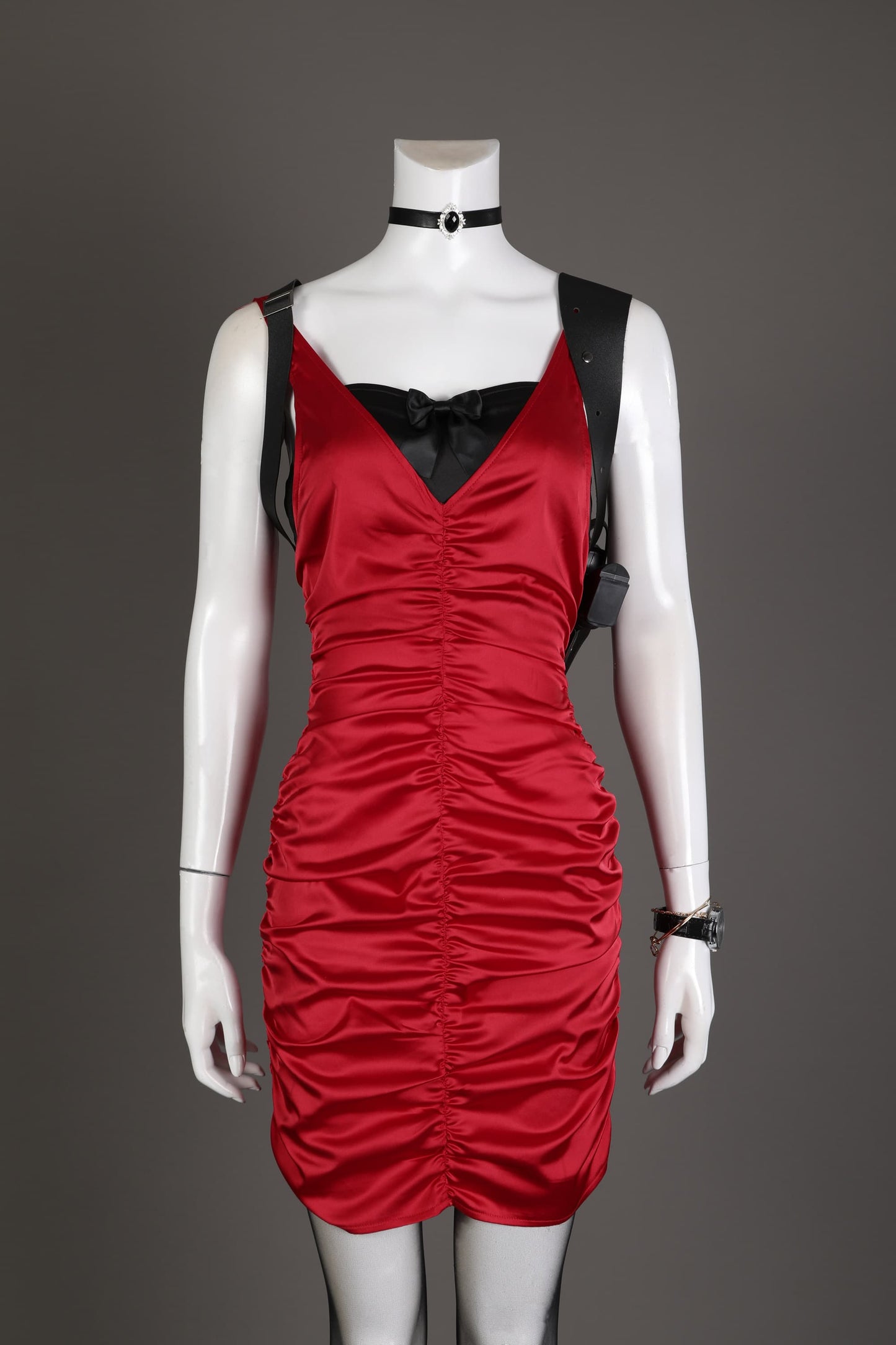 Resident Evil 4 Ada Wong Cosplay Dress Halloween Costume