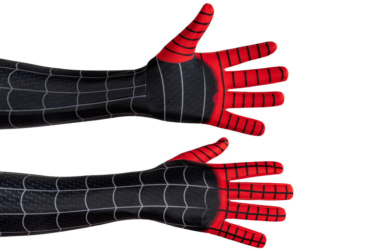 Multiverse Miles Spider man Cosplay Costume Set - Full Bodysuit, Jacket, Shorts & Belt