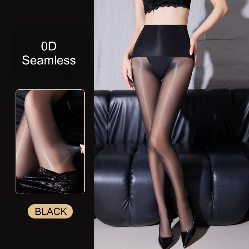 High-Gloss Oil Shine Pantyhose – Ultra-Smooth & Reflective