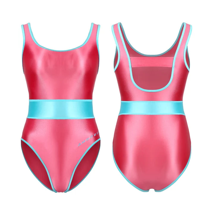 AMORESY Xena High-Leg Swimsuit Leotard
