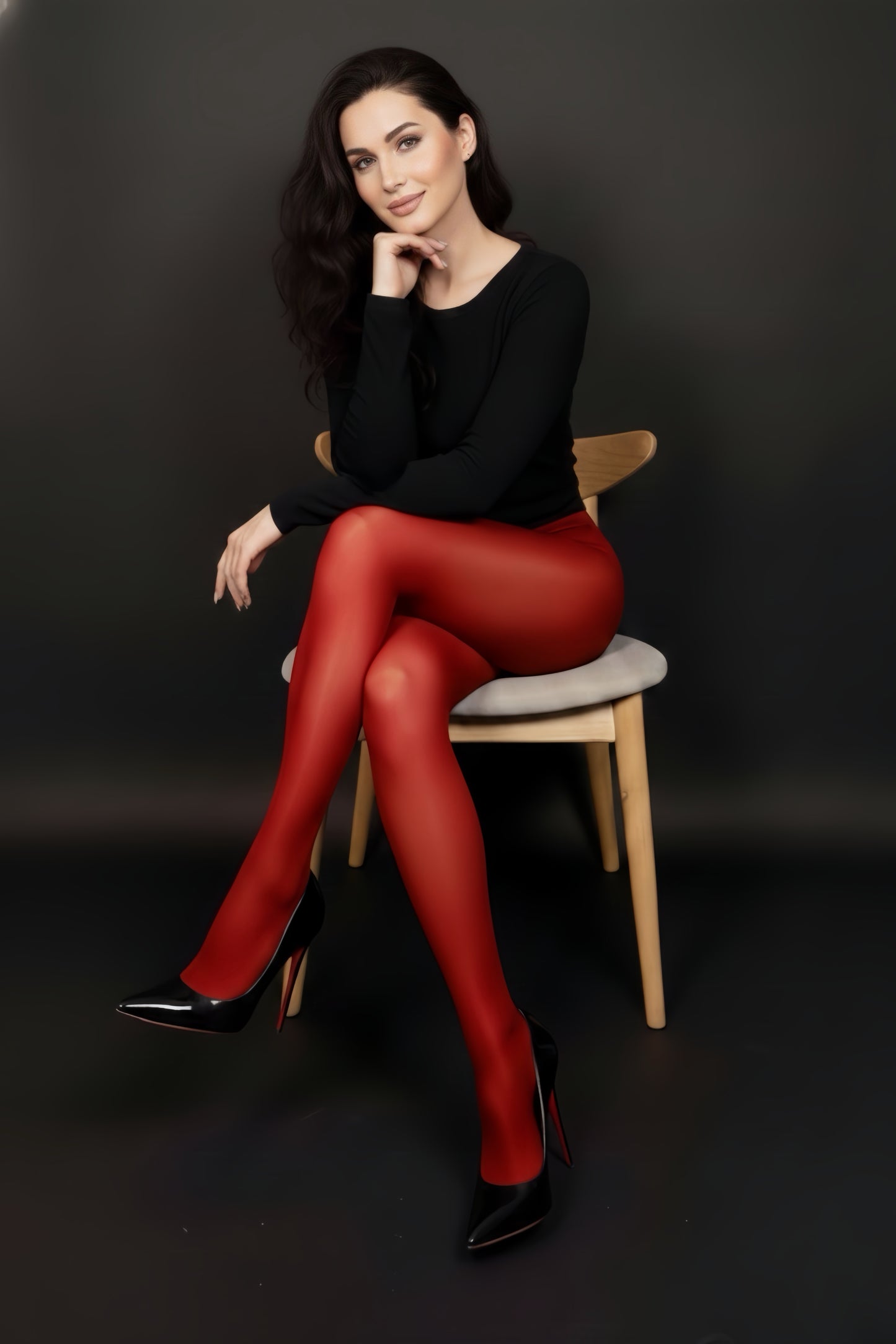 Luxury Thin Oil Shiny Tights | 15D High-Waist Glossy Pantyhose