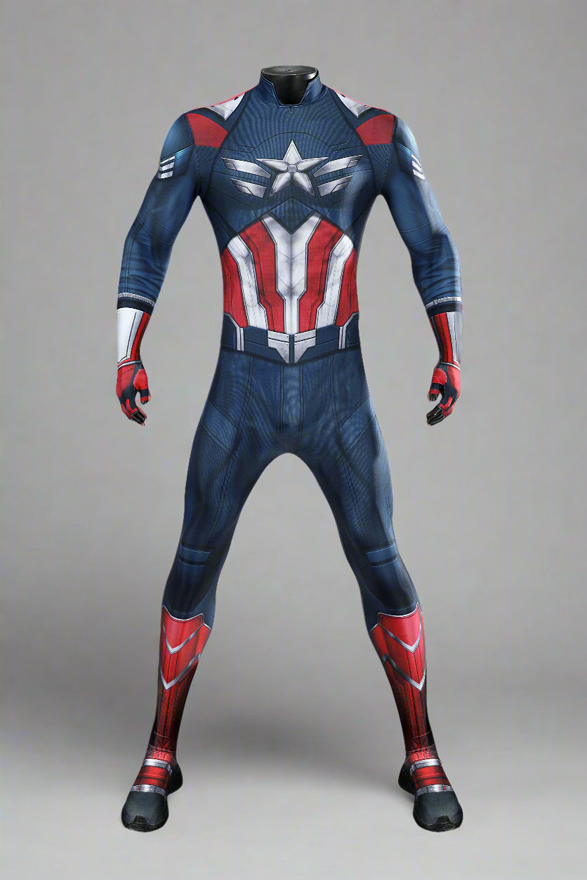 Brave New World Captain America Cosplay Suit Halloween Costume