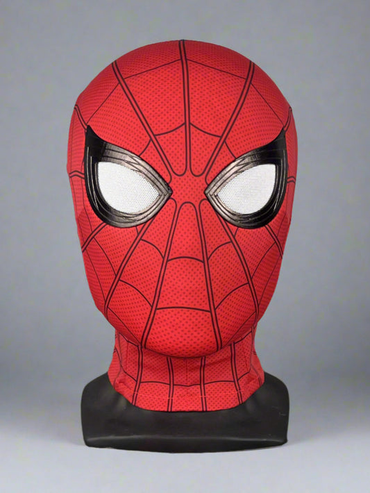 Hand-made Far From Home Spiderman Cosplay Halloween Mask with Faceshell