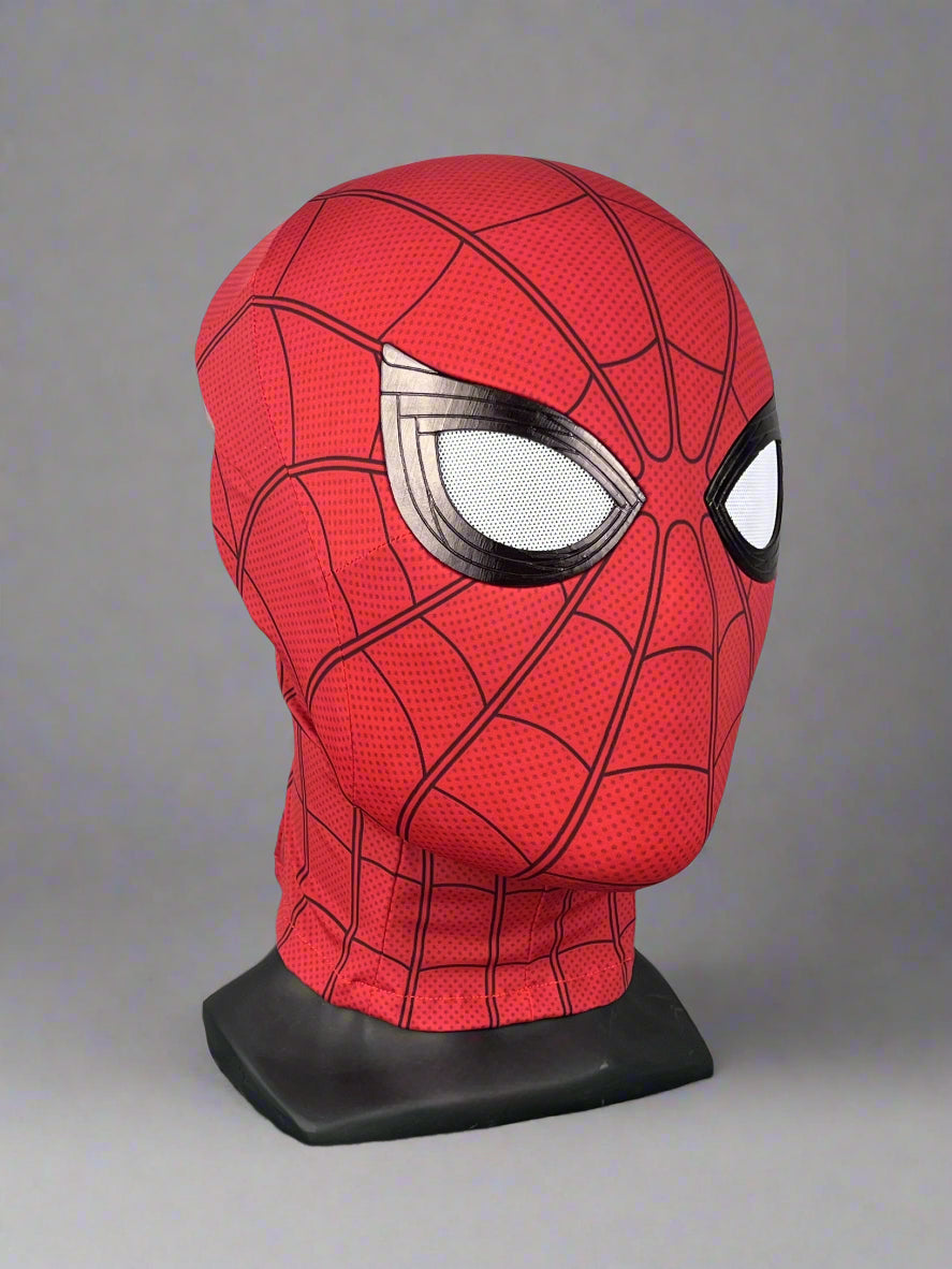 Hand-made Far From Home Spiderman Cosplay Halloween Mask with Faceshell