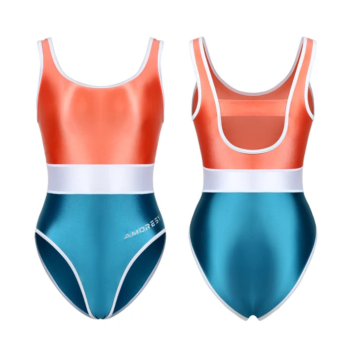 AMORESY Xena High-Leg Swimsuit Leotard